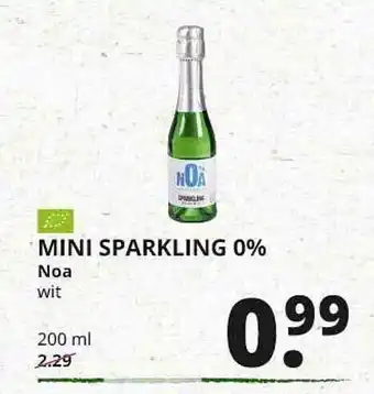 Natuurwinkel Mini Sparkling 0% Noa aanbieding