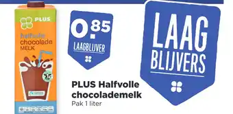 PLUS PLUS Halfvolle chocolademelk aanbieding