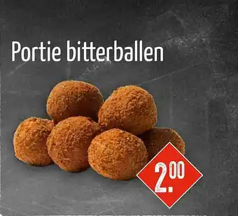 Big Snack Portie Bitterballen aanbieding