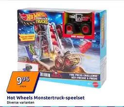 Action Hot Wheels Monstertruck-speelset aanbieding