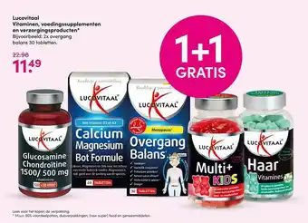 Drogisterij Visser Lucovitaal Vitaminen, Voedingssupplementen En Verzorgingsproducten 1+1 Gratis aanbieding