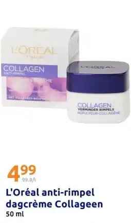 Action L'Oréal anti-rimpel dagcrème Collageen aanbieding