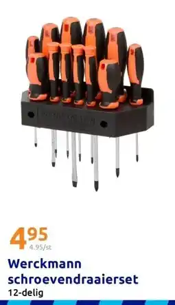 Action Werckmann schroevendraaierset aanbieding