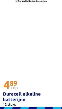 Action Duracell alkaline batterijen aanbieding