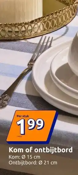 Action Kom of ontbijtbord aanbieding