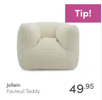 Baby & Tiener Jollein Fauteuil Teddy aanbieding