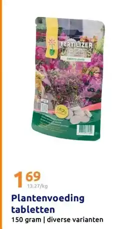Action Plantenvoeding tabletten aanbieding
