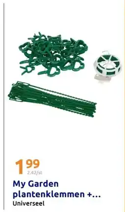 Action My Garden plantenklemmen +... aanbieding
