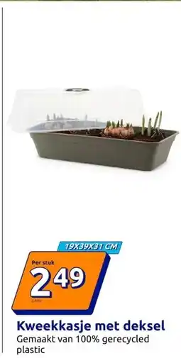 Action Kweekkasje met deksel aanbieding