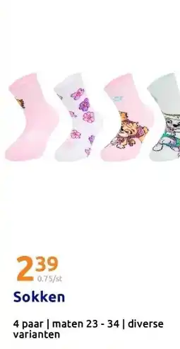 Action Sokken aanbieding