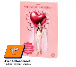 Action Avec ballonnenset aanbieding