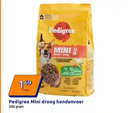 Action Pedigree Mini droog hondenvoer aanbieding