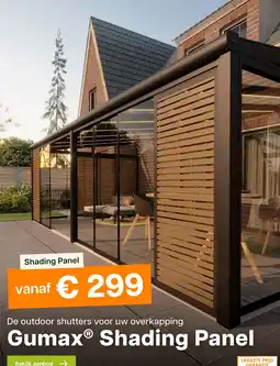 Tuinmaximaal Gumax Shading Panel aanbieding