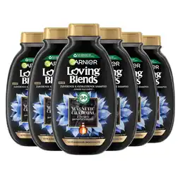 Wehkamp Garnier Loving Blends Magnetic Charcoal shampoo - 300 ml - 6 stuks - voordeelverpakking aanbieding