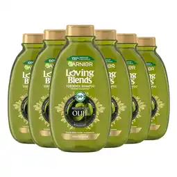 Wehkamp Garnier Loving Blends Mythische Olijf shampoo - 6 x 300 ml - voordeelverpakking aanbieding