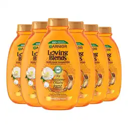 Wehkamp Garnier Loving Blends Argan & Cameliaolie shampoo - 6 x 300 ml - voordeelverpakking aanbieding