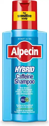 Bol.com Alpecin Hybrid Shampoo 250ml | Natuurlijke haargroei shampoo voor gevoelige en droge hoofdhuid aanbieding