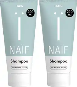 Bol.com Naïf - Voedende Shampoo Voordeelset - 2x200ml - met Natuurlijke Ingrediënten aanbieding