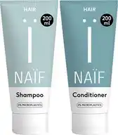 Bol.com Naïf - Shampoo & Conditioner Voordeelset - 2x200ml - Haarverzorging - met Natuurlijke Ingrediënten aanbieding