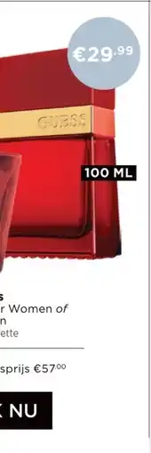 ICI Paris XL Guess Seductive Red for Women of for Men aanbieding