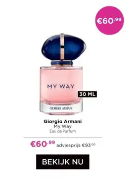 ICI Paris XL Giorgio Armani My Way aanbieding