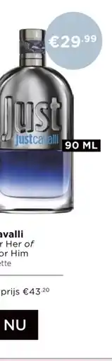 ICI Paris XL Roberto Cavalli Just Cavalli for Him aanbieding