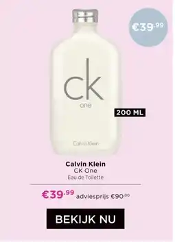 ICI Paris XL Calvin Klein CK One aanbieding