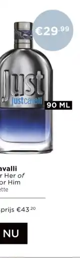 ICI Paris XL Roberto Cavalli Just Cavalli for Him aanbieding