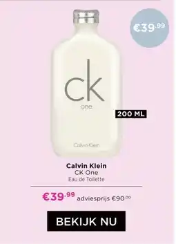 ICI Paris XL Calvin Klein CK One aanbieding