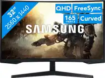 MediaMarkt SAMSUNG Odyssey G5 LS32CG552EUXEN - 32 inch - 2560 x 1440 (Quad HD) - 1 ms - 165 Hz aanbieding