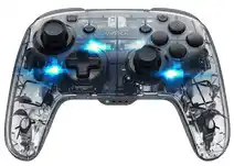 MediaMarkt PDP AfterGlow Deluxe Draadloze Controller - Nintendo Switch (Grijs) aanbieding