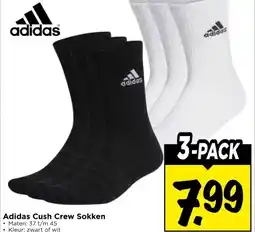 Vomar Voordeelmarkt Adidas Cush Crew Sokken aanbieding