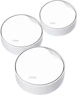 MediaMarkt TP-LINK Deco X50-PoE | AX3000 Smart Mesh Wi-Fi 6 met PoE (3-Pack) Multiroom-wifi aanbieding