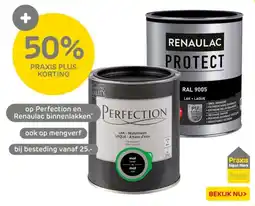 Praxis Perfection en Renaulac binnenlakken aanbieding