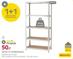 Praxis Sencys opbergrek aanbieding