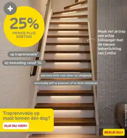 Praxis Op traprenovatie aanbieding