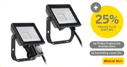 Praxis Op Philips ProjectLine breedstralers aanbieding