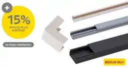 Praxis Kopp kabelgoten aanbieding