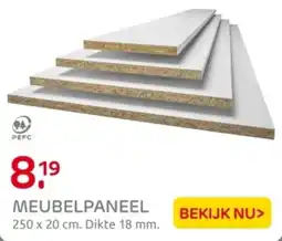 Praxis Meubelpaneel aanbieding