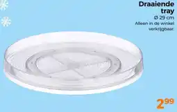 Trekpleister Draaiende tray aanbieding