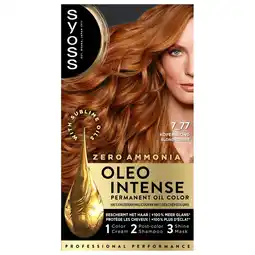 Kruidvat Syoss Oleo Intense 7-77 Koperblond Permanente Haarkleuring aanbieding