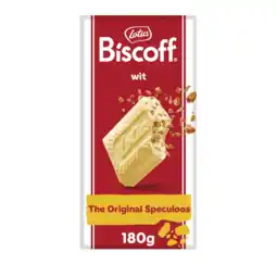 Albert Heijn Lotus Biscoff Speculoos witte chocolade stukjes aanbieding