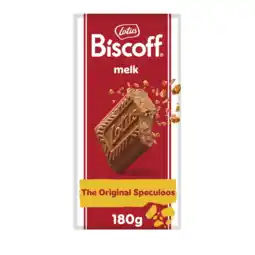 Albert Heijn Lotus Biscoff Speculoos melkchocolade stukjes aanbieding