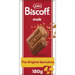 Albert Heijn Lotus Biscoff Speculoos melkchocolade stukjes aanbieding