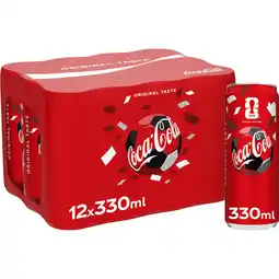 Albert Heijn Coca-Cola Original taste regular 12-pack aanbieding