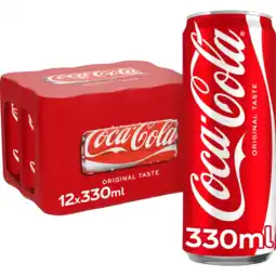 Albert Heijn Coca-Cola Original taste regular 12-pack aanbieding