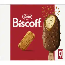 Albert Heijn Lotus Biscoff Speculoos roomijs melkchocolade aanbieding