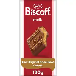 Albert Heijn Lotus Biscoff Speculoos melkchocolade crème aanbieding