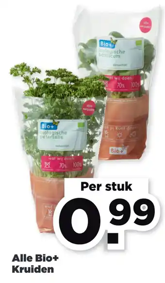 PLUS Alle Bio+ Kruiden aanbieding