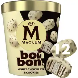Albert Heijn Magnum Bonbon white chocolate & cookies aanbieding